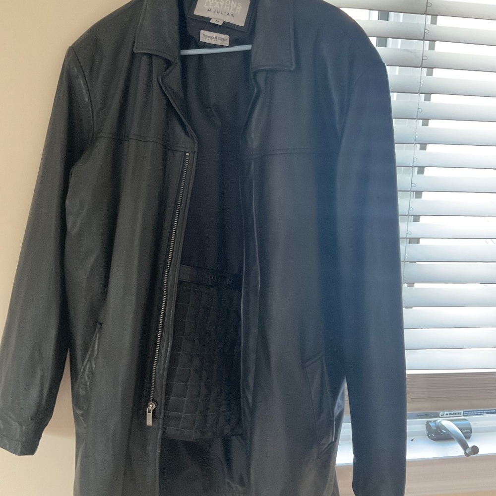 M JULIAN  WILSONS LEATHER MENS JACKET  MEDIUM